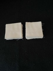 50 2 1/2-INCH MUSLIN – NATURAL – FABRIC QUILT SQUARES – 100 % COTTON – NEW