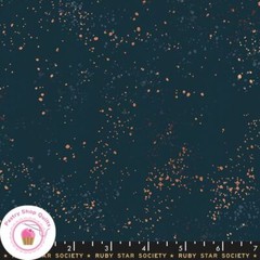 Moda SPECKLED METALLIC RS5027 55M Teal Navy Blue RUBY STAR Quilt Fabric