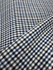 $38 for 2 Yards Real Wool Fabric Suiting, Checkered (Wool Strech)