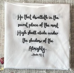 16 Precut Baby-themed Bible Verse 3-1/2 Inch Quilt Squares