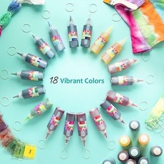 Rainbow Tie Dye Kit with 198 Colors for All Ages