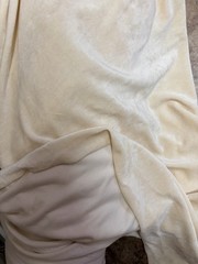 Bamboo Heavy Velour HOBV Certified Organic Fabric By The Yard New Dyeable Soft