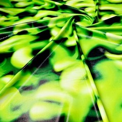 Spandex Fabric Retro Green Marbling print Stretch 60″ wide by Yard for Swimwear