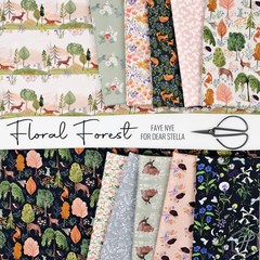 Floral Forest 10″ Square Pack by Dear Stella