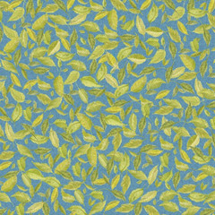 Blank Quilting Nature Trail Leaves Lt Green Cotton Fabric By The Yard