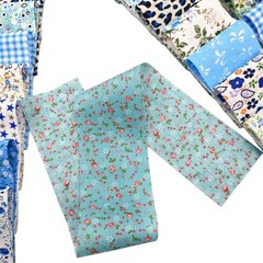 80 PCS Jelly Roll Cotton Fabric Strips Precut Quilting Bundles Blue 2.6 Inch