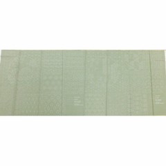 Patchwork Quilting Sewing Fabric Sashiko Botanical Green Panel 60x137cm