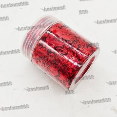 4g Red Chopped Short Cut Forging Color Plastic Pieces for Carbon Fiber DIY