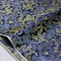DIY Oriental Chinese Fabric Dragon Brocade Kimono Hanfu Cheongsam Dress Cloth
