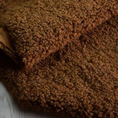 40×63″ Faux Sherpa Shearling Loop Wool Fabric Curly Fur Plush Clothes Toys Craft