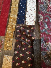 Quilting Fabric Strips Lot 204 pc – Variety of Colors, Sizes and Patterns- Moda