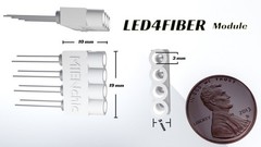 LED FIber Lighting, (20) 1mm-Fibers, illuminator & LED Driver Kit (Cool White)