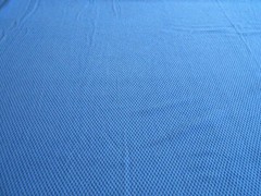 SKY BLUE WAFFLE FABRIC Lots of STRETCH 75″ WIDE X 61″ LONG HAS STRETCH
