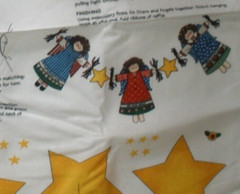 Daisy Kingdom USA Liberty Angel Garland Cut Sew Stuff Holiday Fabric Panel