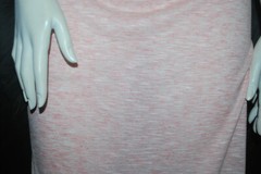 Wool rayon Knit Jersey Fabric Ecofriendly drapey Heather red pink by the yard