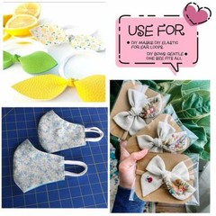 100 PCS Nylon Headbands Hairbands Hair Bow Elastics for Baby