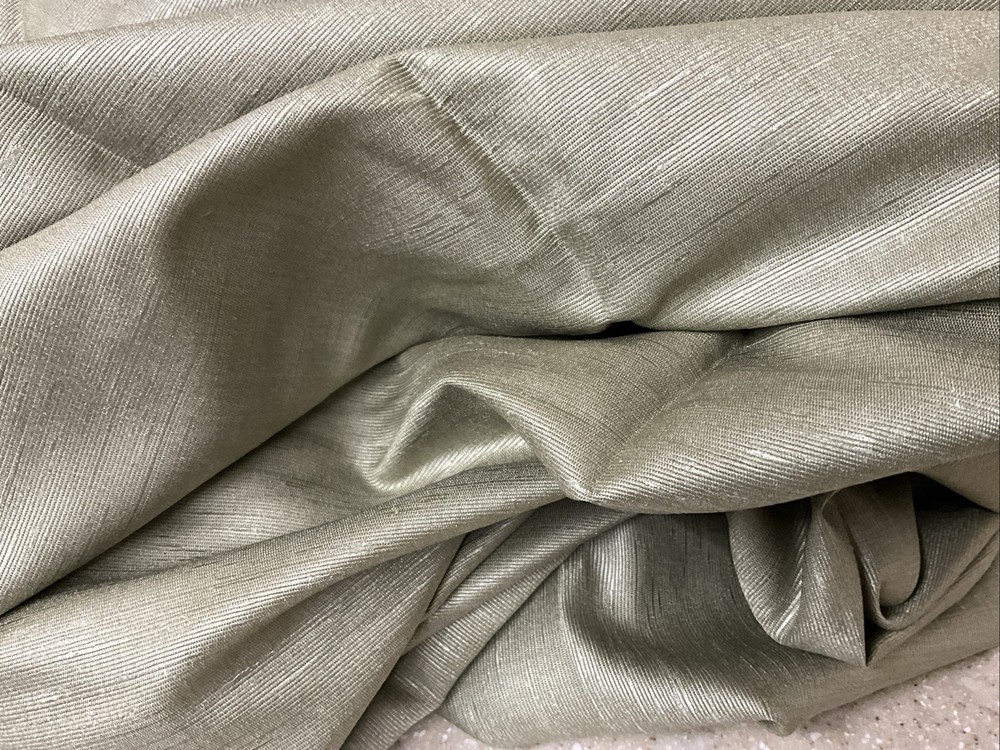 Designer Fabric Remnant Sage Green 48” X 84” Lightweight