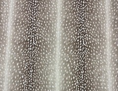 TREND VERN YIP PERTH BARK BROWN DEER SKIN LINEN FABRIC REMNANT 28″LONG X 54″W