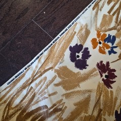 10 Yds Vtg Free Hand Bob Van Allen Design Scotchgard Cohama Riverdale Fabric ’81
