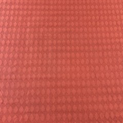 Cotton Quilted Fabric Thick Pillow Designer Fabric Clay Red Arts Crafts 51 x 55