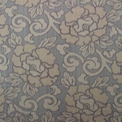 LEE JOFA THAI LOTUS BLUE FLORAL 100% SILK MULTIUSE HIGH END FABRIC BY YARD 50″W