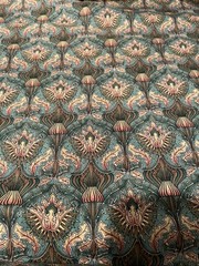 Camelot Fabric By Hoffman International Fabrics Art Nouveau Style 1.3 Yards