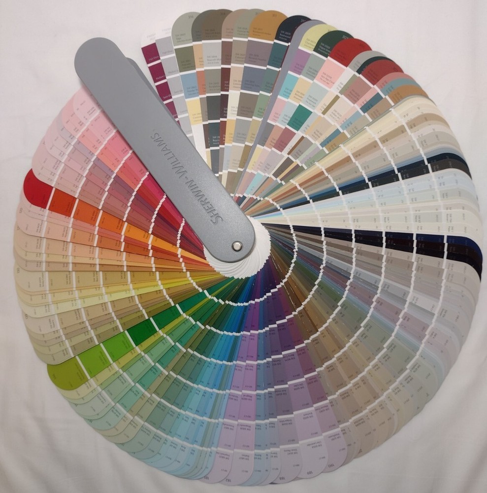 Huge Paint Chip Book 11″ x 2″ Art Crafts Supplies Scrapbook Junk Journal ATC