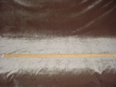 5-1/4Y Nobilis 10364 Quai de Seine Velvet Grey Silk Drapery Upholstery Fabric
