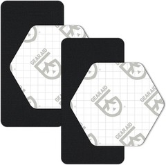 Durable 2-Pack GORE-TEX Fabric Patches: Hexagon & Rectangle Sizes Included