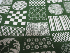Japanese Fabric Cotton 100% Japan style green 50cm 108cm yabane asanoha made in
