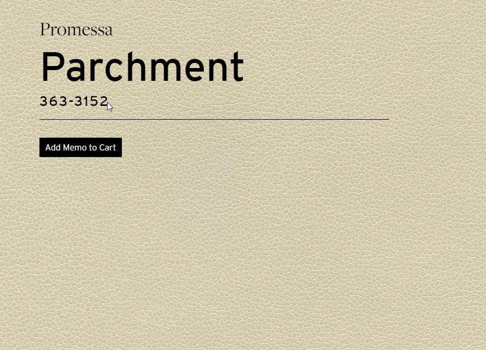 54″ ULTRA LEATHER PROMESSA PARCHMENT Furniture Grade 363-3152 (30) Yard Roll