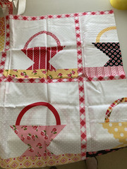 Lakehouse Dry Goods, Annie’s Basket Panel A & B, Quilting Fabric, 2 each