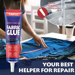 Permanent Fabric Glue Clear Fabric Adhesive for Fabric Patch Repair Bonding