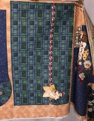 T2/3 70″L x 44″W MM Fab Good Tidings Christmas Stocking Fabric Panel x2 whole/pc