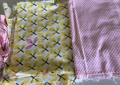 Fabric Lot, Remnants, Quilting, Craft Sewing Projects, Dwell Fabric