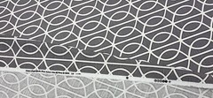 ROBERT ALLEN GATE CHARCOAL LIGHT GRAY TRELLIS MULTIPURPOSE FABRIC BY YARD 54″W