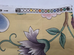 3 yd Kaufmann Large Floral Fabric Cotton Upholstery Weight 55 inches wide Yellow