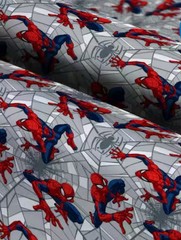 Marvel Spiderman Web Crawler Superhero Cotton Fabric by Springs Creative, BTHY
