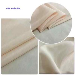 Solid Color Silk / Cotton 55” By Yards Natural Silk Cotton Fabric Scarf Lining