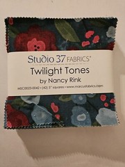 NIP Twilight Tones Studio 37 Fabrics Charm Pack 42 Pieces 5×5 In. Sq.