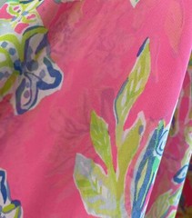 Lilly Pulitzer Polyester Fabric Multi Squeeze The Day 36″ x 57″
