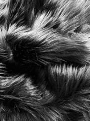 Sasha BLACK 2 Inch Long Pile Soft Luxury Faux Fur Fabric