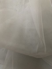 ITALIAN Real Illusion 2-WayStretch Tulle FABRIC 59″ Marco Lagattolla IVORY