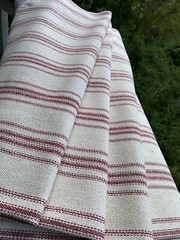 Grain Sack Fabric by the Yard, Ticking Fabric, French Country, Cottage Farmhouse