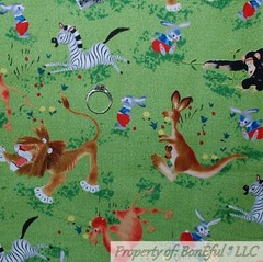 BonEful Fabric FQ Cotton Quilt Gray Pink Yellow Green Leaf Summer Flower Garden