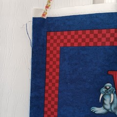 Henry Glass Whole Country Caboodle “Alphabet Zoo” Cotton Panel 43″ x 23″