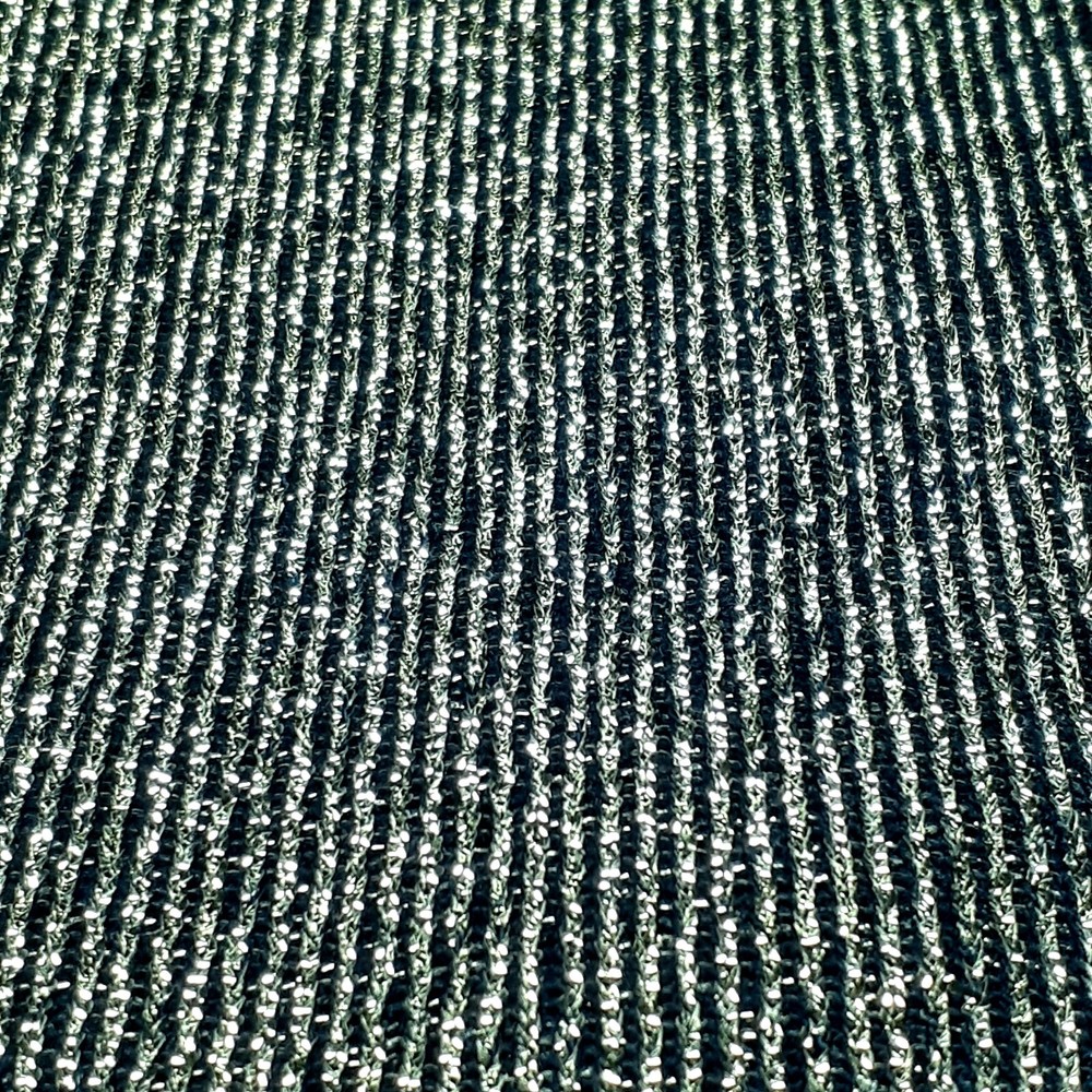 Shimmery Shiny Stretch Knit Sewing Fabric Holiday Metallic Sparkle 1.5yd x 42″