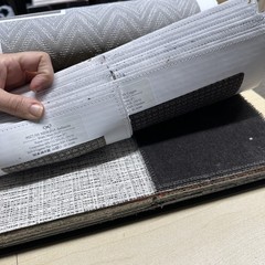 Fabric Sample Book Romo Black Zenith (18) 9.25×13 Pages + 43 Half Pages