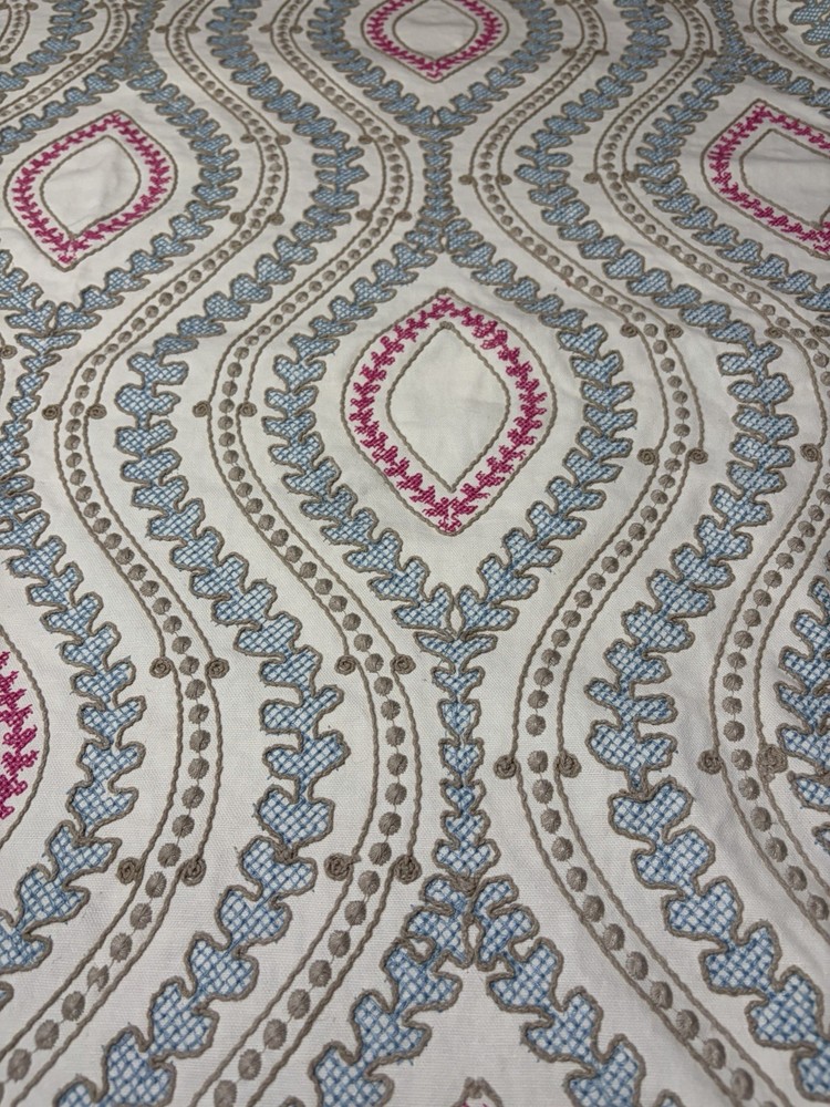 Remnant Piece Of Clarke And Clark Cote D’azur Fabric 31”