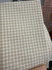 10 pcs Rustic Yarn Dyed Cotton Stripe Gingham Fabric 14” x 21” Sewing Craft